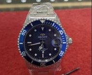 Orient 自動潛水錶 藍色錶盤