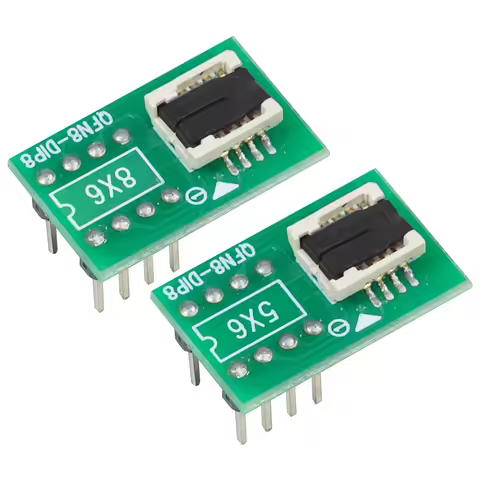 EZP 2023 universal programmerDFN8 WSON8 MLF8 QFN8 Adapter 6*5mm 6*8 IC Chips Socket for CH341A TL866