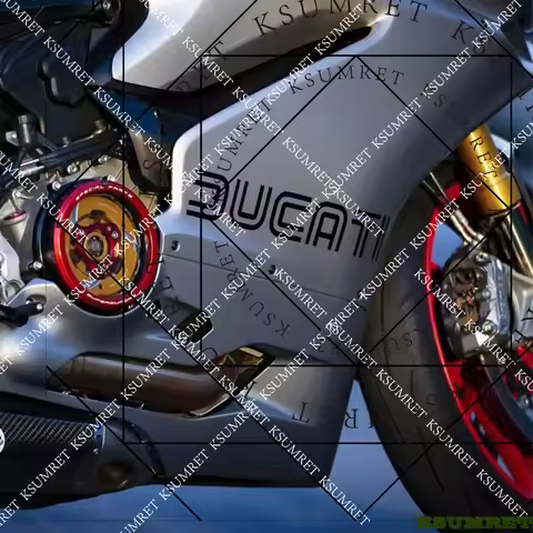 For Ducati Motorcycle Corse SCRAMBLER 1100 800 STREETFIGHTER Monster V2 V4 V4S Tank Logo Decal helme