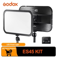Godox ES45 KIT E-Sport Bi-Color LED Light Panel  2800K to 6500K Lamp 2.4G Fill Lighting for Youtube 