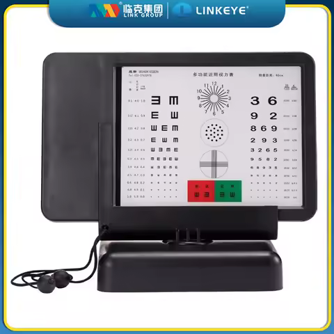 Visual Acuity Vision Eye test Chart Ophthalmology Led Backlight NVC-03 Near Visual Acuity Chart