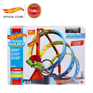 Hot Wheels Track Builder Unlimited Corkscrew Twist Kit ฮอตวีลแทร็กบิลเดอร์ ชุดรางเกลียวชนเป้า (HDX79