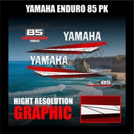 MESIN YAMAHA ENDURO 85 PK STICKER YAMAHA ENDURO MACHINE