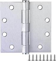 Door Hinges for Interior Doors 6-Pack 4.5-inch x 4.5-inch – Square 5/8-inch Radius Steel Door Hinge 