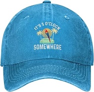 5 Oclock Somewhere Hat It is 5 Oclock Somewhere Hat Women Baseball Cap Fashionable Cap