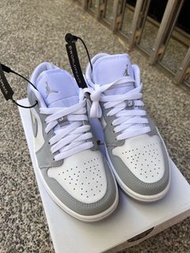 Air Jordan 1 Low W '' Wolf Grey White '' 小Dior 灰白 女鞋