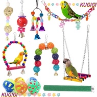 KUGIGI Bird Toy Set  Cockatiel Cage Bird Cage Accessories