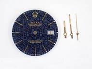 Original Rolex Men Datejust 16013 16233 Blue Computer Dial+Hands 勞力士錶面+錶針