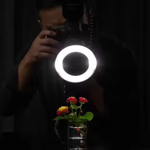 Godox MF-R76 RING76 5000K Macro LED Ring Light Speedlite Flash Light •▸for Sony Canon Nikon 5D 6D 7D