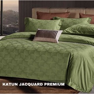 KATUN Premium Jacquard Cotton Bed Sheet Set Size 160x200 King 180x200 Extra King 200x200 140x200 - 9