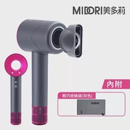 【MIDORI美多莉】高風速溫控負離子吹風機+贈收納袋-灰EO-MDR1420PKYD