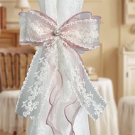 Double Lace Bow Curtain Binding Ruang Tamu Bilik Tidur Curtain Binding
