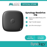Synology BeeDrive Personal Portable Backup Hub USB-C USB 3.2 Gen 2 (10Gbps)1 External Hard Drive Mec
