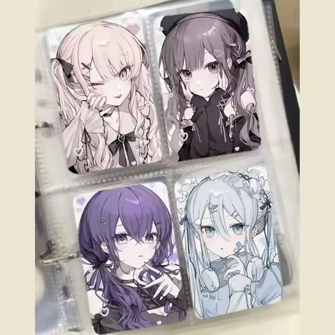 4PCS Anime Project Sekai Nightcord Lomo Small Card Photocard HD Small Album Photo Cards For Fans Col