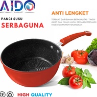 Checkout now Milk Pot Non-Stick Pot 18cm Thick Handle Noodle Pot Non-Stick Pot 16CM