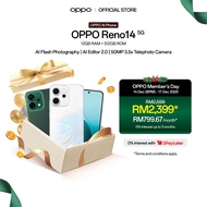 OPPO Reno14 5G Smartphone | 12GB RAM + 256/512GB ROM | AI Flash Photography | AI Editor 2.0 | IP69