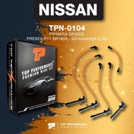 (ประกัน 3 เดือน) สายหัวเทียน NISSAN PRIMERA SR20DE / PRESEA R11 SR18DE / มีสายคอยล์ชุด 5 เส้น - TOP 