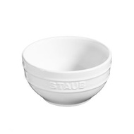 法國Staub 圓型陶瓷碗 14cm 白色 2入合售
