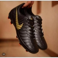 HITAM Factory Black Nike Soccer Shoes