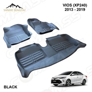 Toyota Vios Fortuner Innova Sienta Hilux Rush CHR Avanza 5D Carpet Floor mat