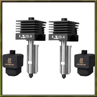 For  Lab H2D H2S H2C 0.4mm+ 0.4mm Hardened Steel Nozzle Hotend Kit for  Lab A1 A1 Mini 3D Printer Pa