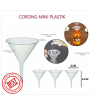 CORONG MINI PLASTIK TRANSPARAN CORONG SERBA GUNA 10 PCS FREE 2 PCS