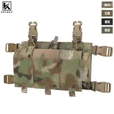 KRYDEX Tactical 5.56 Magazine Pouch Placard GP Pouches Detachable Mag Holders Multifunctional Pouch 