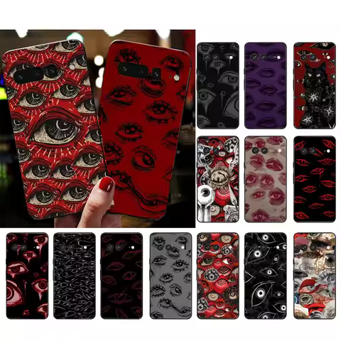 Scary Face Eyes Phone Case For Google Pixel 10 9 Pro XL 9A 8 7 6 Pro Pixel 8A 7A 6A Pixel 8 7 6 5