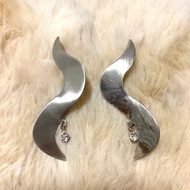 Vintage 異形曲線 耳釘