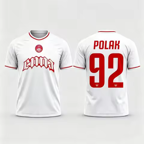 92 Polak Team Jersey French Rapper Football Club Large Music Cd Unisex Fashion T-shirt Fan Gift 3d P
