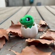 GANTUNGAN Mini Clicker Dino ASMR Anti-Stress Toy Mini Fidget Toy Clicker Keychain