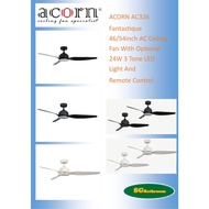 ACORN AC-326 Fantastique AC Ceiling Fan W/Without LED Light & Remote Control