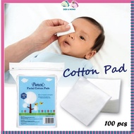 PUREEN Facial Cotton Pad ( 100's ) Kapas Muka Kapas Kosmetik