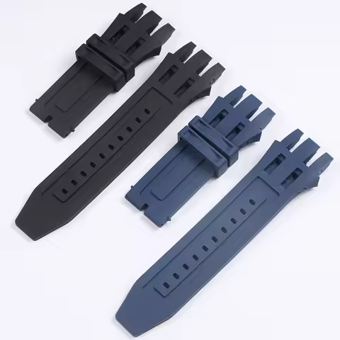 Black Blue 26*33mm Silicone Rubber Watch Strap Band Fits For Invicta Subaqua Reserve W/ Tool