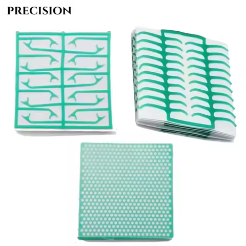 1 Box Dental Wax Mesh Wax Net Round Hole Square Grid Clasp Shape Wax Sheet for Cast Metal Partial De