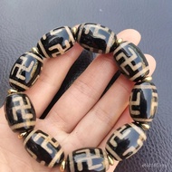 Bracelet Bracelet Tibetan Old Agate Dzi Beads Bracelet Nine Eye Dzi Beads Dzi Beads Bracelet Chalced