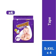 [Carton]Whoopee Tape Mega S72/M60/L50/XL44/XXL40 (4 Packs)