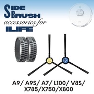 Side Brush Tyre Skin Replacement for ILIFE L100 V8 V8S A7 A9S X750 X785 X800 Robot Vacuum Cleaner Ac