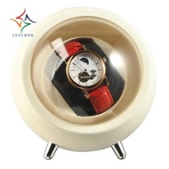 Watch Winder for Automatic Watches Watch Box Automatic Winder (Creamy-White)