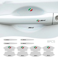 For Myvi 05-2025 Set of 8 Transparent Car Door Handle Protector Stickers for perodua myvi 2022 2018 
