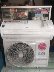 ac lg dual inverter 1/2 pk bekas