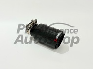 Akrapovic Exhaust Single Tip Muffler Tail Pipe Akrapovic Carbon Fiber Glossy Universal (BLACK)