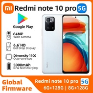 xiaomi redmi note10 pro Android 5G 6.6 inch 8GB RAM 128GB ROM All Colours in Good Condition Original used phone Smartphone google play