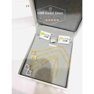 EMAS 375 SUBANG PANJANG 375GOLD EARRINGS S15 LOVE
