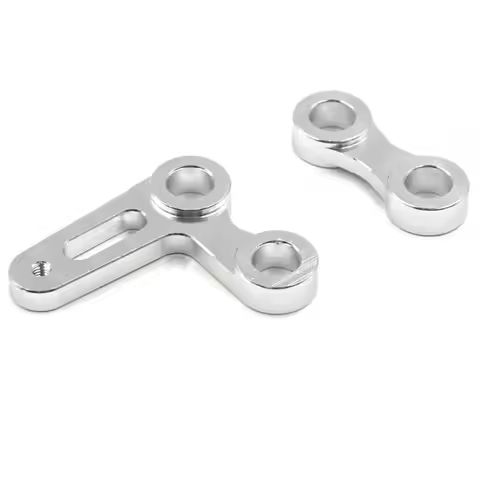 XTRA SPEED ALUMINUM STEERING ARMS SILVER V2 FOR TAMIYA EGRESS AVANTE 2001 VAJRA VQS #XS-TA29037