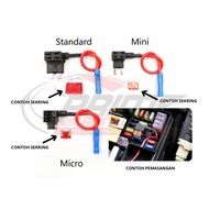 Fuse Tap Jumper Fuse Cable Jumper Car Motorcycle Fuse