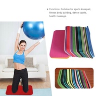 YZ#>Yoga Knee Pad Cushion (15x8") Anti-Slip Yoga Pad 6mm Workout Mat Travel Exercise Thick H8O3 H5B2