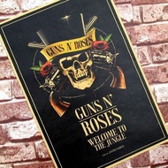 Hot GUNS N  ROSES Vintage Style Retro Paper Poster Wall Bar House Art Decoration Mix Order ShoppingK