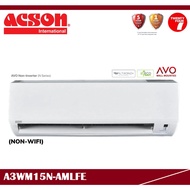 [ Delivered by Seller ] ACSON 1.5HP A3WM15N AVO Non-Inverter Air Conditioner / Aircond / Air Cond R3