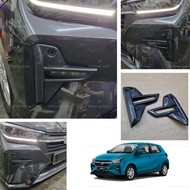 perodua axia new 2023-2025 car fog lamp frame cover garnish accessories axia baru skhongauto
